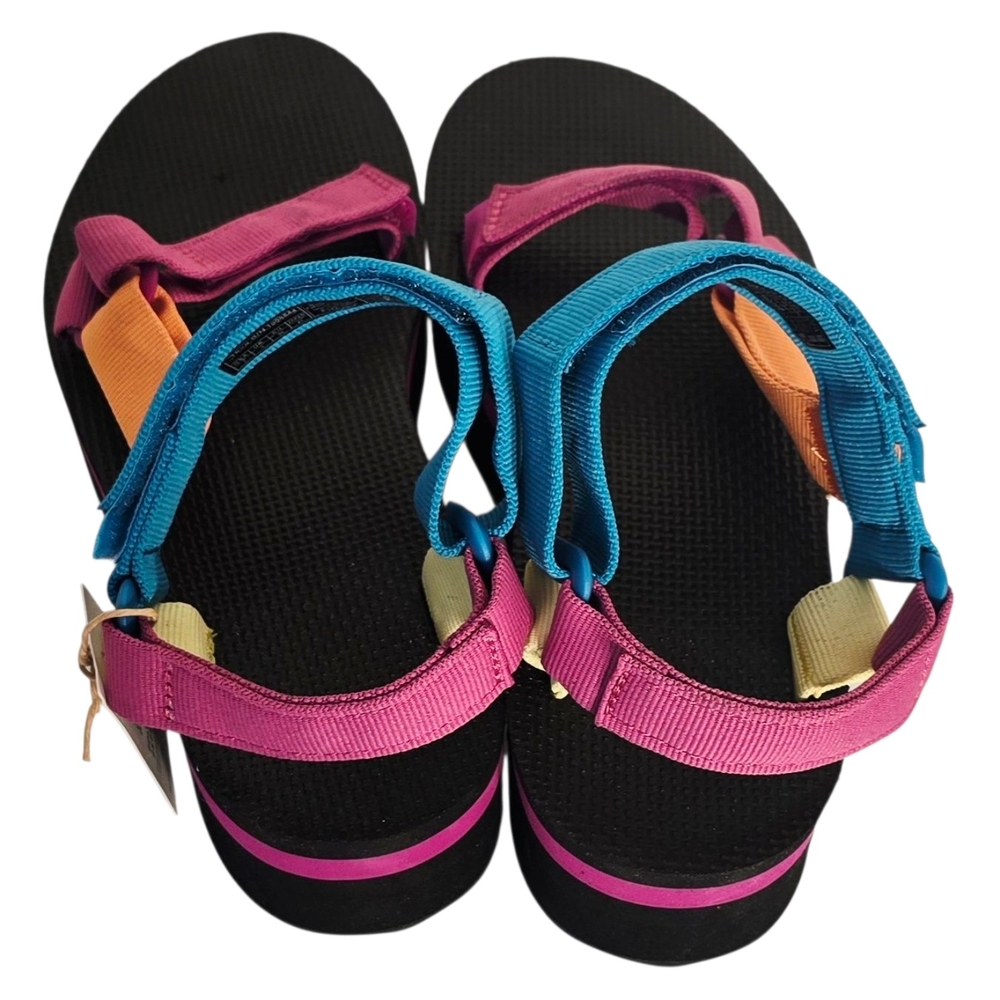 Teva Platform Sandals Womens Multicolor Flatform Hiking Outdoor NEW - Picture 4 of 8
